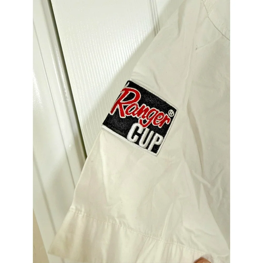 VTG Ranger Boats Fishing‎ Shirt L White Vented The Game Logo Cup Tournament